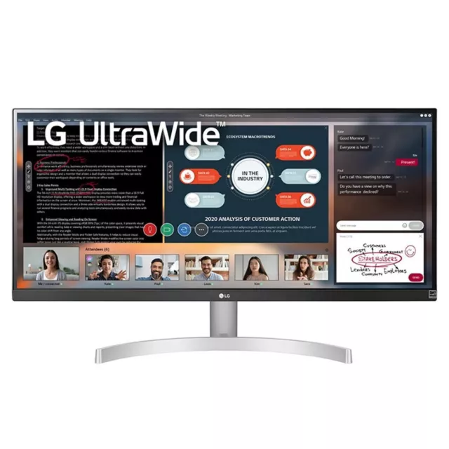 LG 29WN600-W écran plat de PC 73,7 cm (29 ») 2560 x 1080 pixels Full HD Ultra l