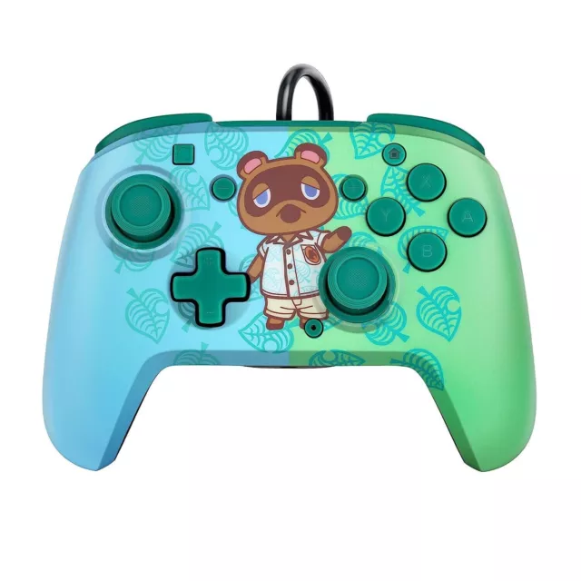 NSW - PDP Faceoff Deluxe + Audio Kabelgebundener Controller Tom Nook 2