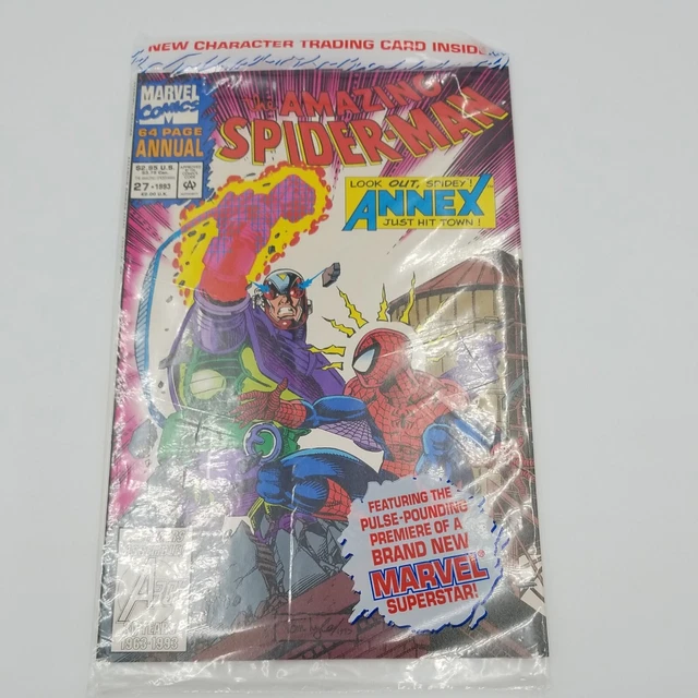 The Amazing Spider-man #27 Marvel Comics 64 Page Annual Sealed w/Cards 1993