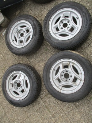 4x FIAT 850 SPIDER COUPE BERLINA Alu Cerchione Alufelge CROMODORA Bertone cd58 5x13 