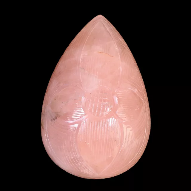 1010 Cts Natural Rose Quartz Certified Huge Museum Size Stunning Carved Gemstone