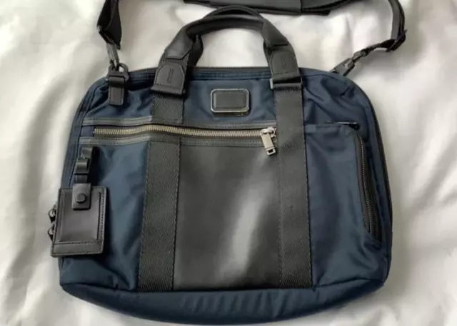 Excellent TUMI Briefcase Business Bag ALPHA Bravo Charlston USED