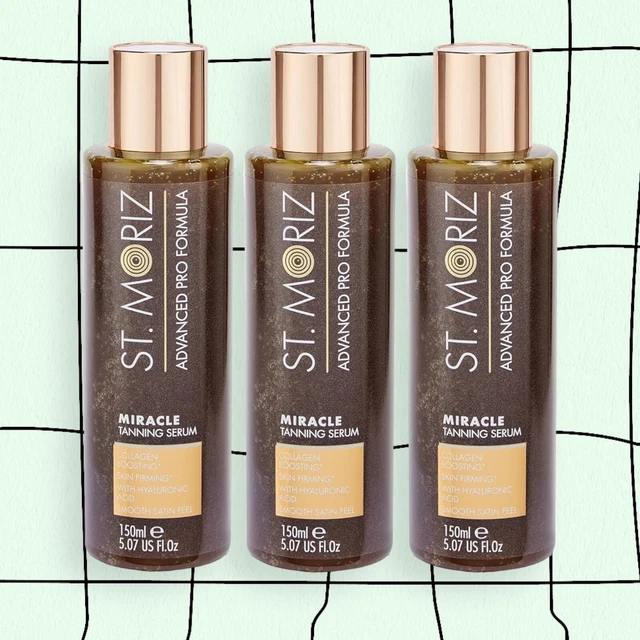 St. Moriz Advanced Pro Formula Miracle Tanning Serum 150ml X 3