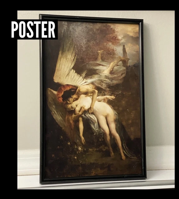 La jeune fille et la mort Henri Léopold LévyArtwork Modern Art Poster Wallart