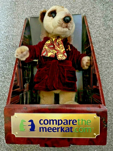 ALEKSANDR COMPARE THE Meerkat Toy. Harrods Collectors Edition Still In ...