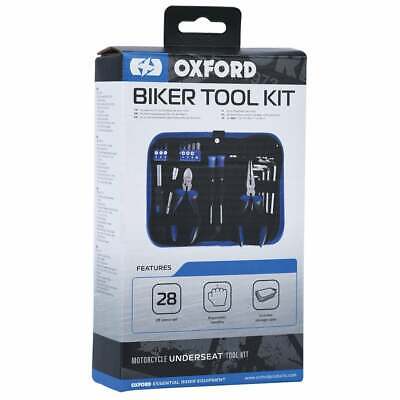 Oxford 28pc Biker Motocicletta Moto Motocicletta Emergenza Viaggio TOOLKIT OX771