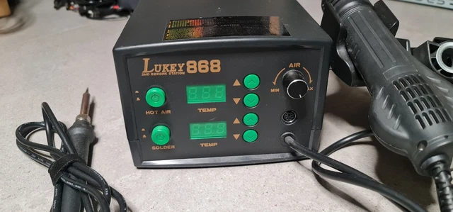 STAZIONE SALDANTE DISSALDANTE rework aria calda Lukey 868 750W EUR 26 ...