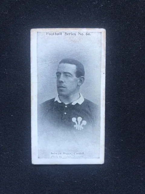 1902 WILLS Cigarette Card- FOOTBALL SERIES 1902 No. 60 - SELWYN BIGGS