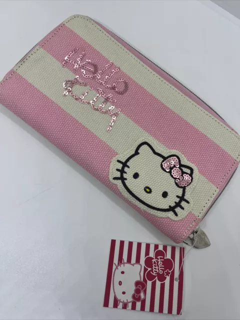 portafoglio hello kitty borsello zip sanrio Paillettes chic