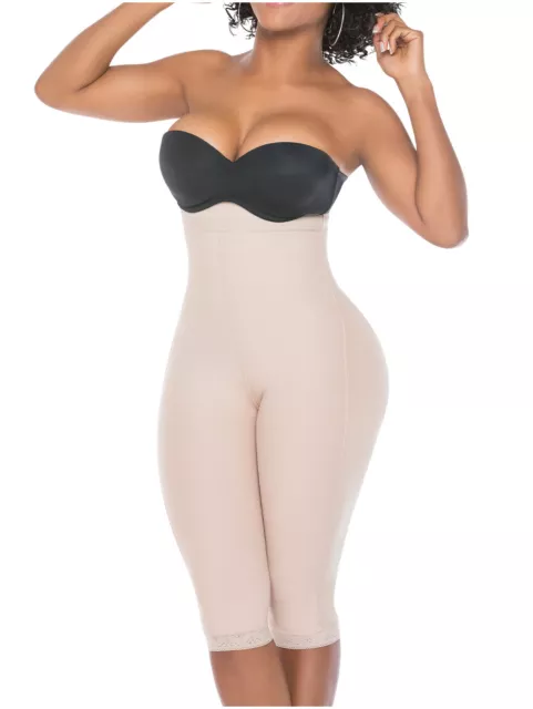 Fajas Salome 0351, Open Bust Thong Tummy Control Shapewear for Women