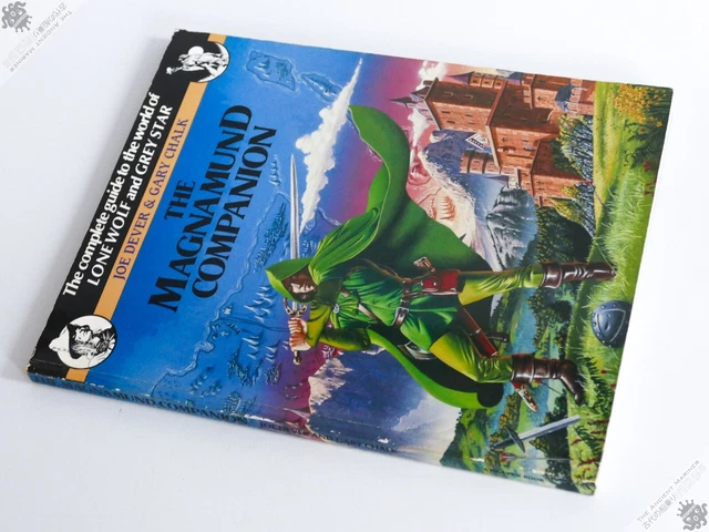 LONE WOLF THE Magnamund Companion Joe Dever Vintage Gamebook Rpg 1986 ...