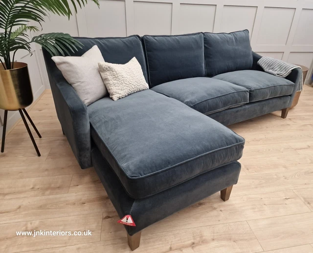 Sofa.com Iggy LHF Chaise Sofa in Amour Smart Velvet RRP £3340