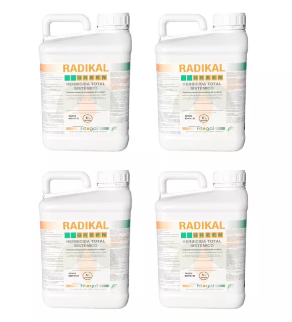 Désherbant Herbicide  4X5L Puissant Professionnel Mauvaise Herbe