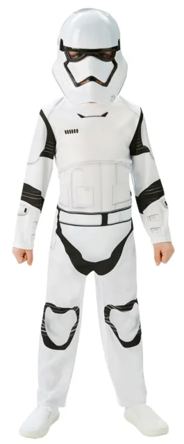 Rubie's Official Stormtrooper Boys Fancy Dress Disney Star Wars The Force Awaken