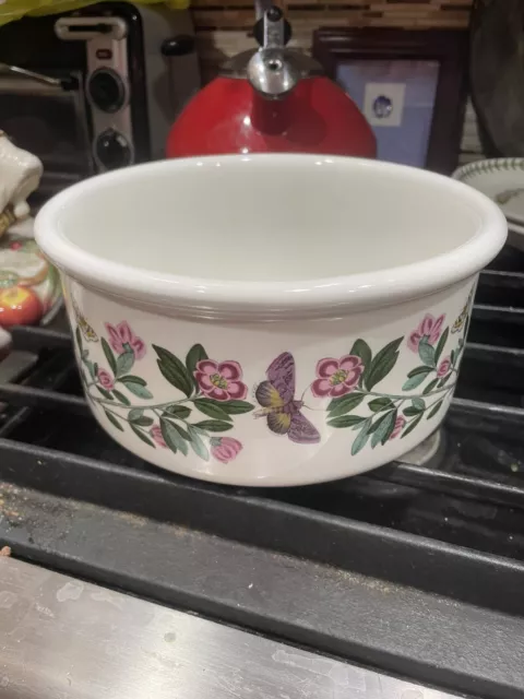 Portmeirion BOTANIC GARDEN Rhododendron 7 3/4" Vegetable/Souffle Drum