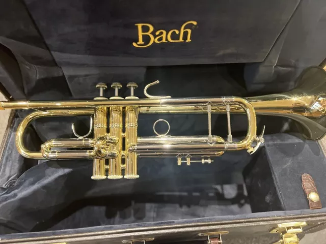 Bach Stradivarius Bb Trumpet - Bach 18043 ML - Lacquer Finish 2