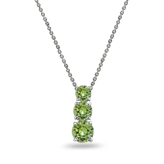 Collier Pendentif Fleur En Argent 925 Avec Zircon Cubique - Chaîne 45.7cm SilverSpeck