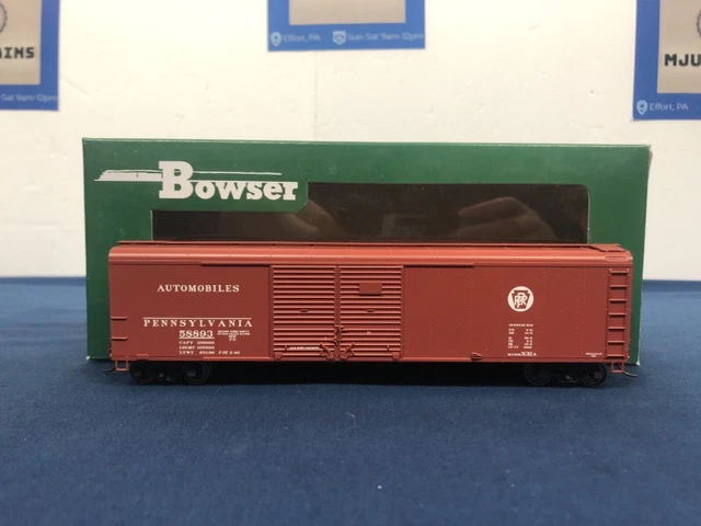 Bowser 41657 HO Scale X32d 50Ft. Boxcar PRR Circle Keystone Rd #49123 Bowser 41657 HO Scale X32d 50Ft. Boxcar PRR Circle Keystone Rd #49123
