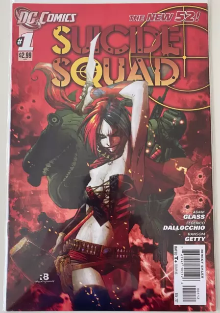 Suicide Squad #1 New 52 2011 NM 2nd Print DC Comics New 52 Harley Quinn