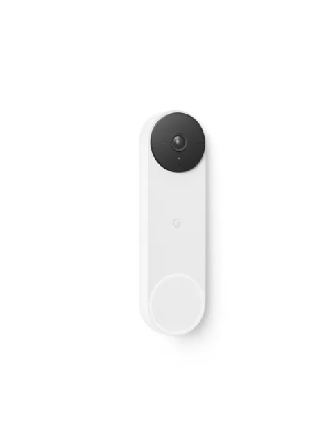 Google Nest Doorbell Wireless Video Türklingel, Snow