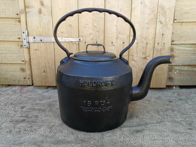 VINTAGE HOLCROFT CAST Iron Gypsy Kettle £295.00 - PicClick UK
