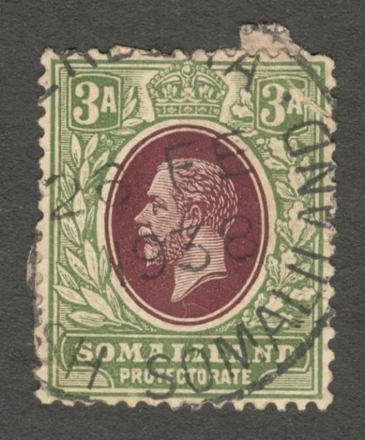 AOP Somaliland Protectorate 1912-19 3a used SG 64 £14