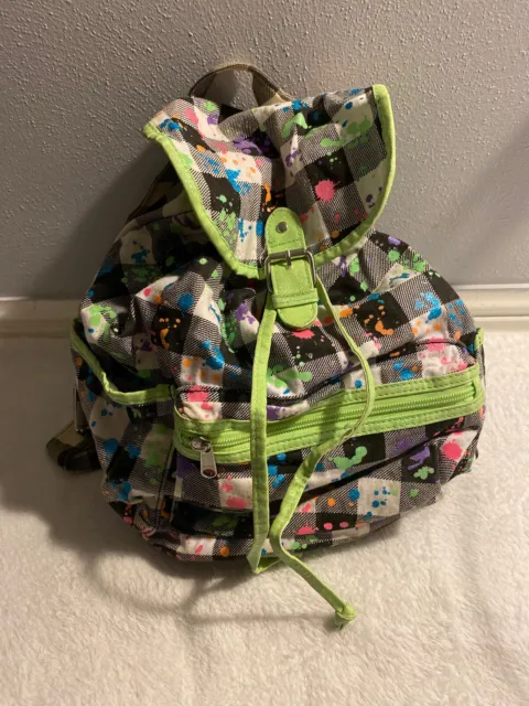 Justice Paint Splatter Backpack