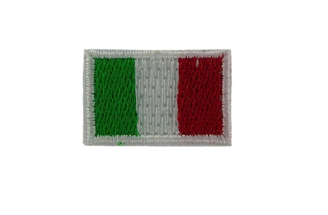 Patch Toppa Ricamata Bandiera Italia Termoadesivo Emblema - Foto 3
