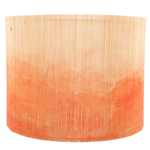 Lampe De Table Depuley Abat-jour Bambou - Design Naturel, Lumière Chaude E14, Base Bois