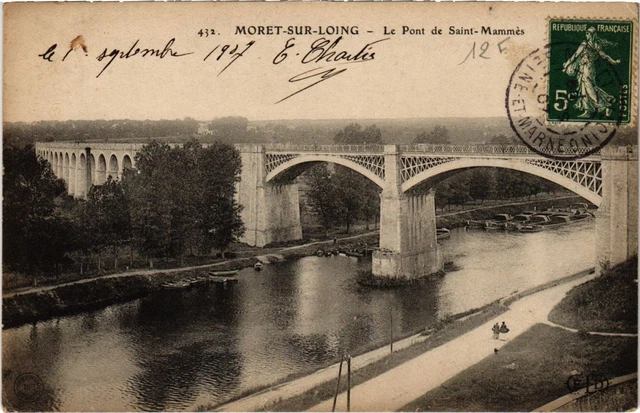 CPA MORET-sur-LOING Le Pont de St-Mammes (977922)
