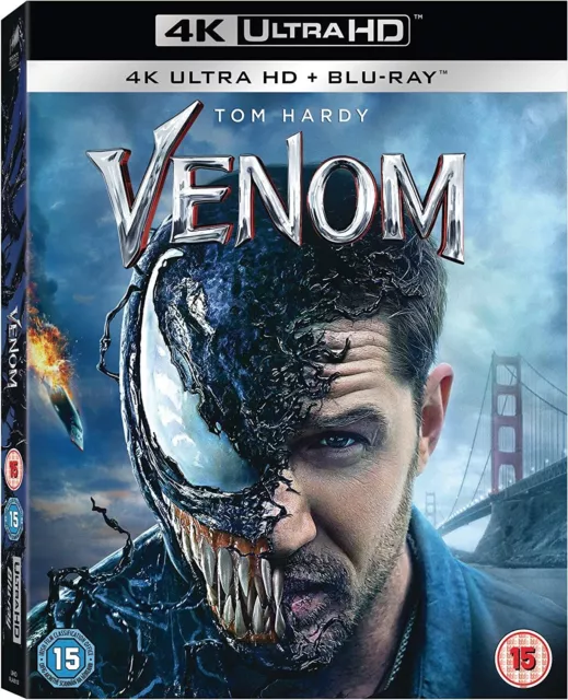 Venom (Tom Hardy) [4K Uhd+Blu-Ray] 6 - New & Sealed + Slipcover