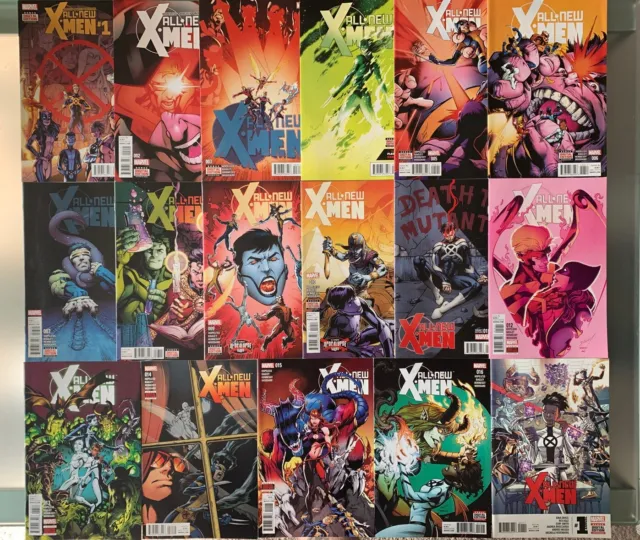 Marvel All-new X-men 1-16,Annual 1 Complete VF/NM Lot Variant 11,Apocalypse Wars