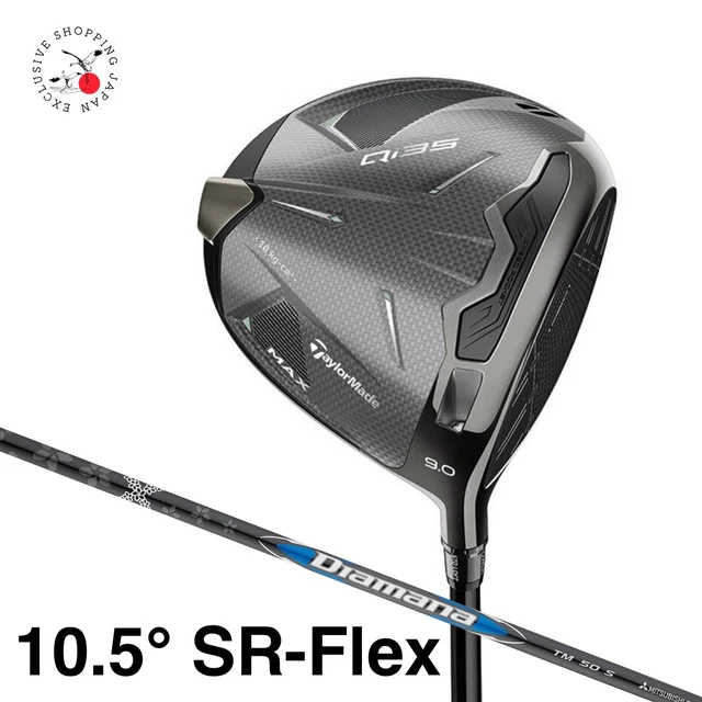 TAYLORMADE GOLF QI35 Driver 10.5° S-Flex Diamana Black TM60