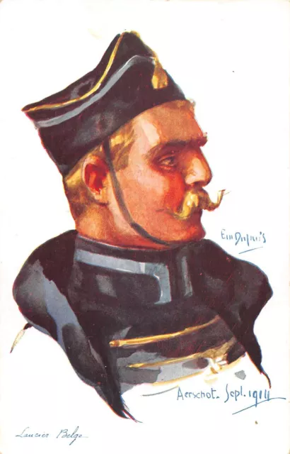 CPA GUERRE / ILLUSTRATOR E.m.DUPUIS NOS POILUS AERERSCHOT 1914