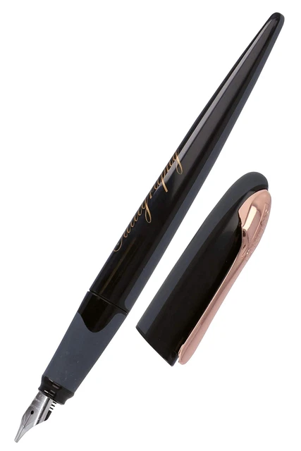 Stylo Plume Calligraphie ONLINE AIR - Blanc Rose, 3 Plumes (0.8/1.4/1.8mm), Pour Handlettering Et Beaux-arts
