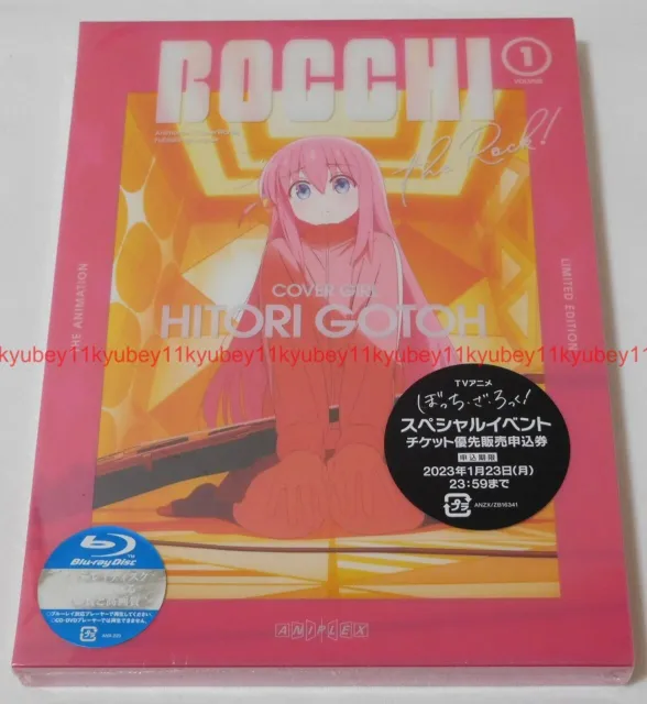 BOCCHI THE ROCK Vol.1 First Limited Edition Blu-ray Soundtrack CD Booklet Japan