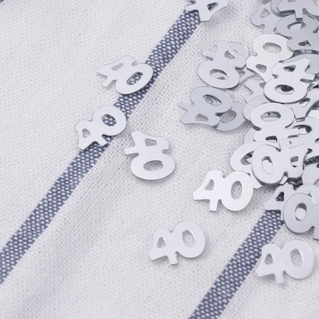 1200 pz paillettes numero sposa ornamento commemorativo lucide