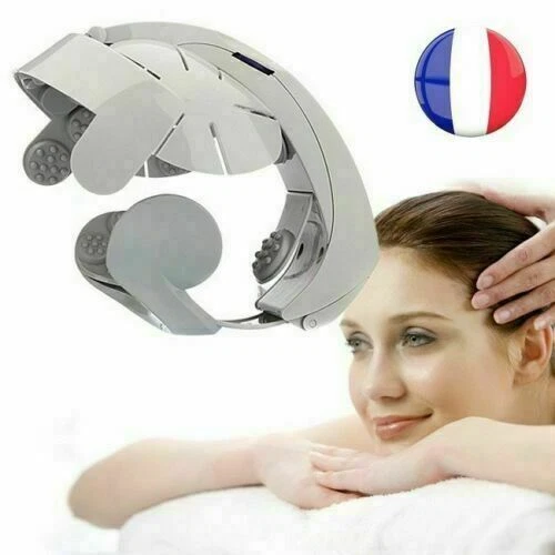 Casque Accupresseur Vibration Detente / Massage Relaxation Tete Multipoints