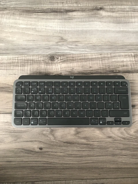 LOGITECH MX KEYS Mini Wireless Keyboard Graphite Uk Layout QWERTY GREY ...