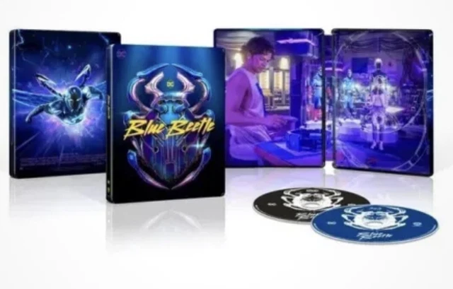 Blue Beetle (DC Comics Alternate Artwork 4K Ultra HD Blu Ray Steelbook) *NEW*