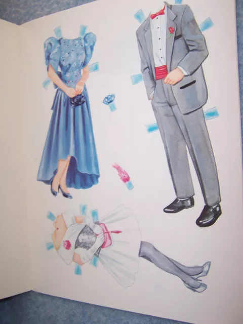 1991 Golden- Prom Night Deluxe Paper Doll #2001 3