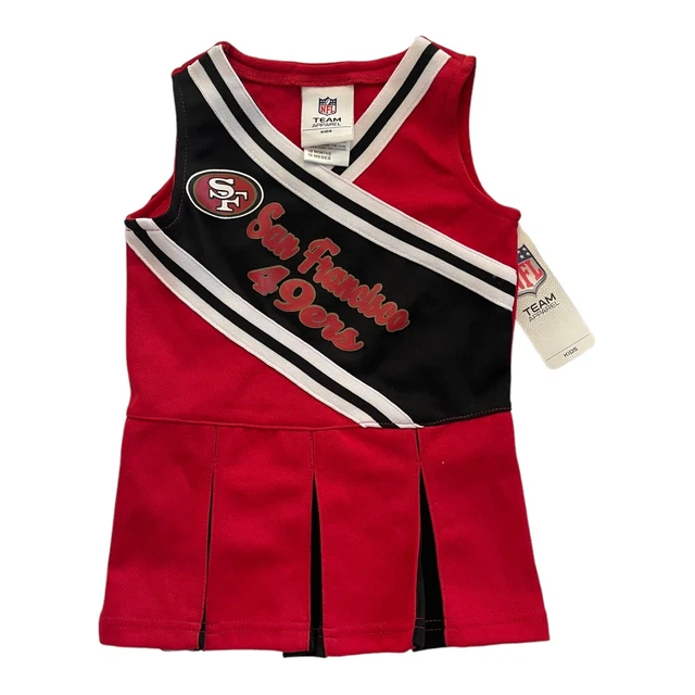 NEW Infant 18M NFL Football 49ers Cheerleader Outfit 1 Piece 14CGC Size 18M