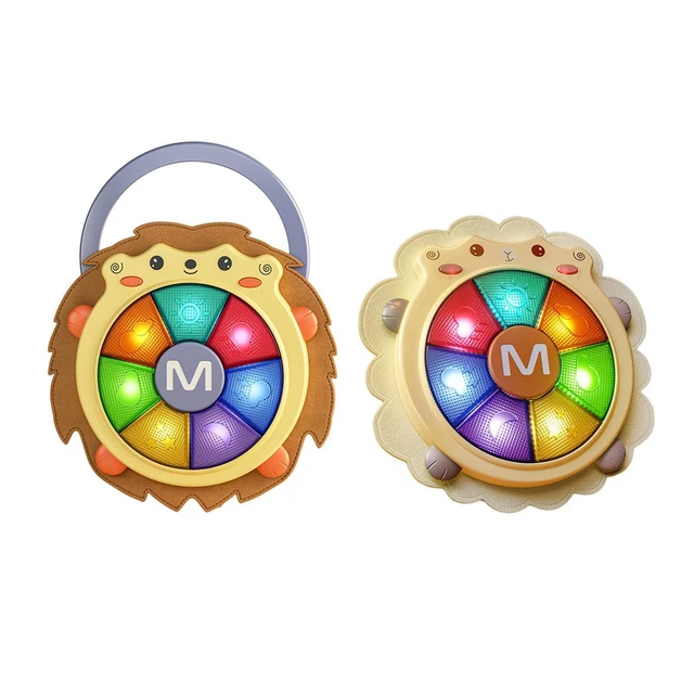 Jouets à tambour lumineux pour bébés, instruments de musique, jouets