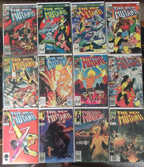 Singles Pick Your Issue New Mutants 1-100 VF+ Avg $1.75 Fill In Your Collection!