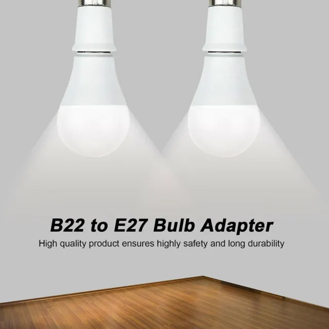 Durable Bulb Adapter Convert The Lamp Head Lamp Adapter White 100-250V AC 4pcs 3