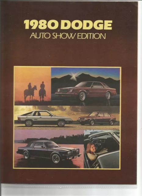 1980 Dodge Mirada, Diplomat, Aspen, Omni, Omni 024,  DeTomaso Sales Brochure