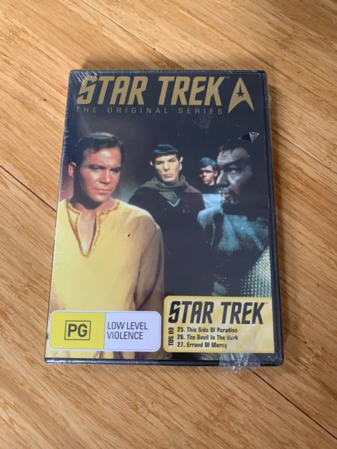 Star Trek: The Original Series DVD-3 Episodes, Season 1 BRAND NEW FACTORY SEALED