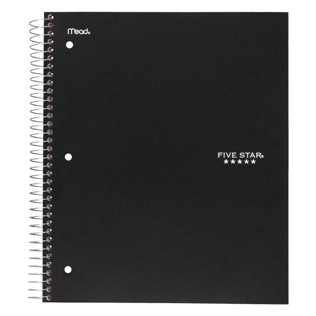 Mead 06180 100 Unidades - Cuaderno De Papel Blanco Con Encuadernacin Con Alambre De 5 Estrellas~p122089966