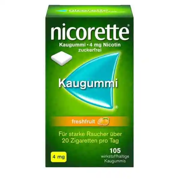 nicorette® 4mg freshfruit Kaugummi 105 St Kaugummi