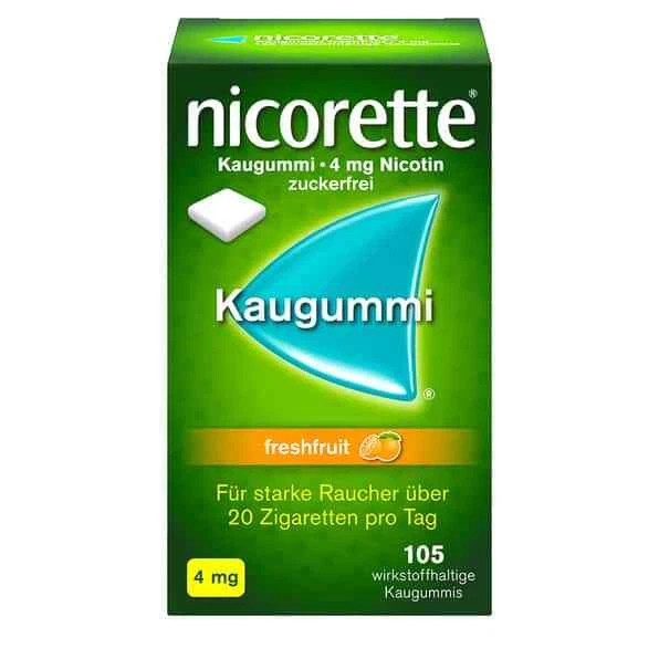 nicorette® 4mg freshfruit Kaugummi 105 St Kaugummi